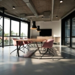 Modern ve ferah bir ofis ortamı
